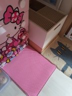 묘심 모래매트 사각 핑크