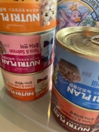 뉴트리플랜 흰살참치&연어 캔 160g