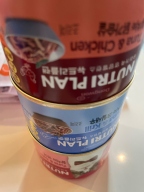 뉴트리플랜 흰살참치&연어 캔 160g