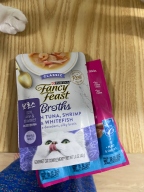 퓨리나 팬시피스트 브로스 참치&새우&흰살생선 파우치 40g