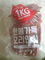 제로랩스 한봉가득 오리안심 사사미 1kg