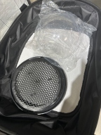 딩동펫 우주홀 백팩 이동가방 일러스트 핑크