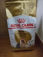 로얄캐닌 요크셔테리어 어덜트 1.5kg 피모관리
