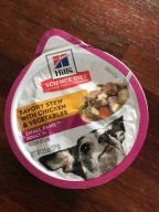 힐스 강아지 어덜트 7+ 스몰포 스튜 99g