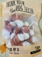 THINK YOUR DOG TEETH 연어우유껌 소 15개입