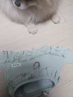 펫츠랜드 루나 프릴 하네스 아이보리